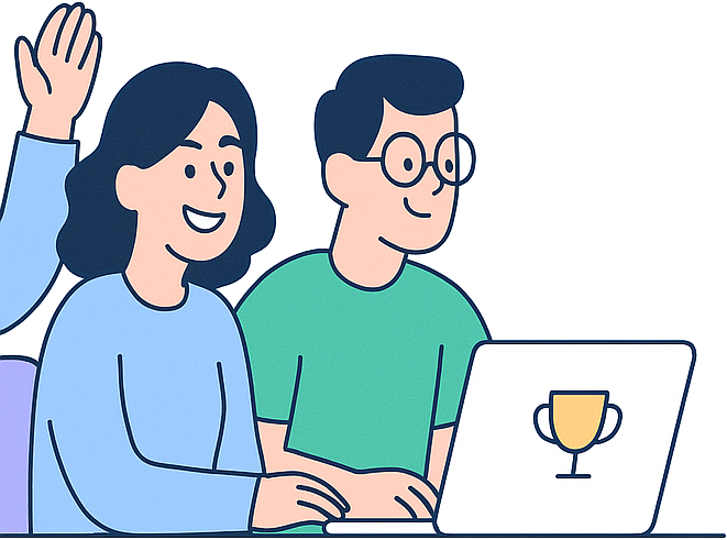 Left decorative graphic